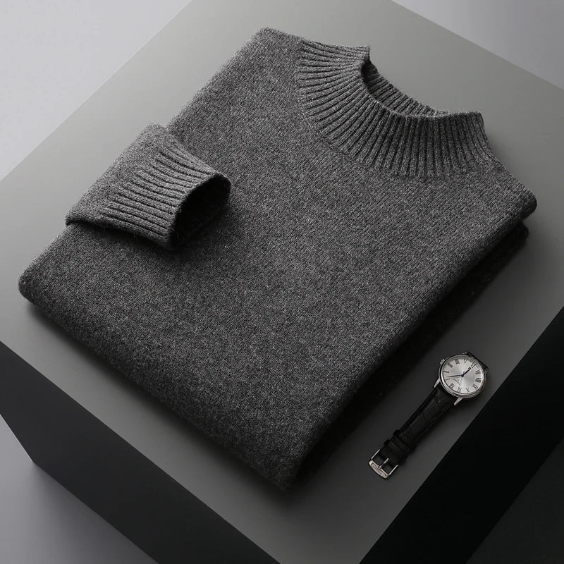 Ingram - Mock Neck Cashmere Jumper
