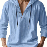 Jeffrey - Linen Hooded Shirt