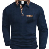 Everett - Waffle Knit Shirt-Collar Jumper