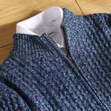 Aldous - Chunky Ribbed Zip Cardigan