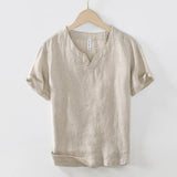 Marlow - Short Sleeve Relaxed Fit Linen Shirt