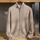 Aldous - Chunky Ribbed Zip Cardigan