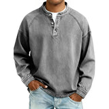 Marcus - Washed Denim Pullover Shirt