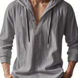 Jeffrey - Linen Hooded Shirt