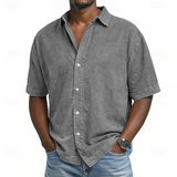 Abel - Acid Wash Cotton Shirt