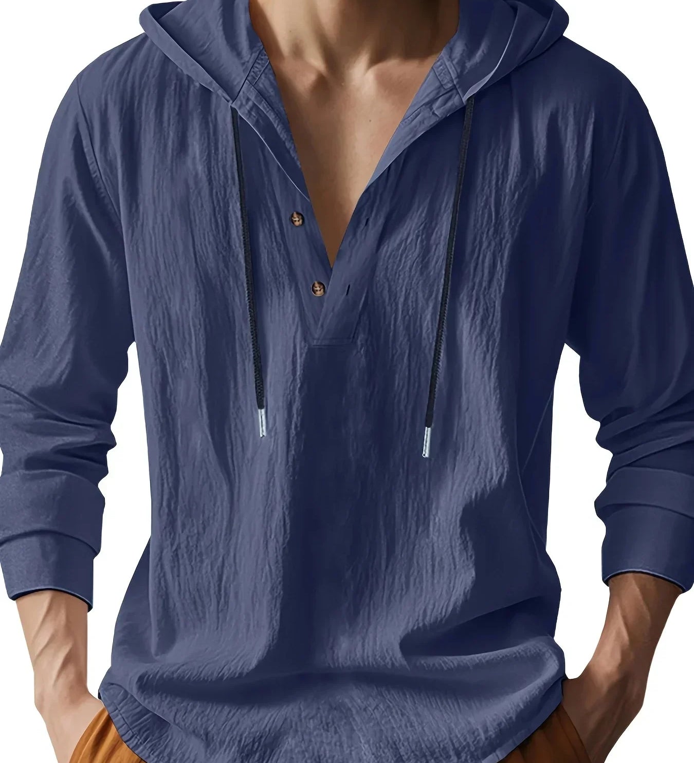Jeffrey - Linen Hooded Shirt