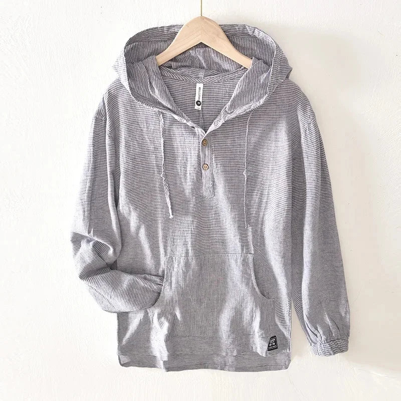 ANDORA LINEN HOODIE