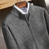 Aldous - Chunky Ribbed Zip Cardigan
