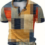 Eugene - Printed Patchwork T-Shirt