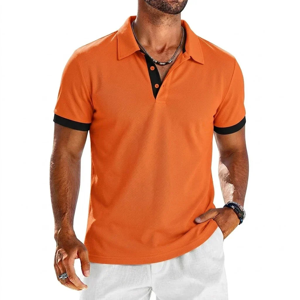 Dennis - Contrast Polo Shirt