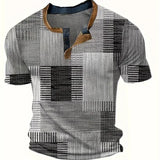 Eugene - Printed Patchwork T-Shirt