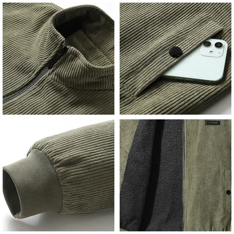 Hugo | Corduroy Jacket with Sherpa Lining