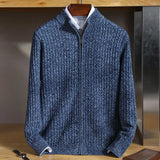 Aldous - Chunky Ribbed Zip Cardigan