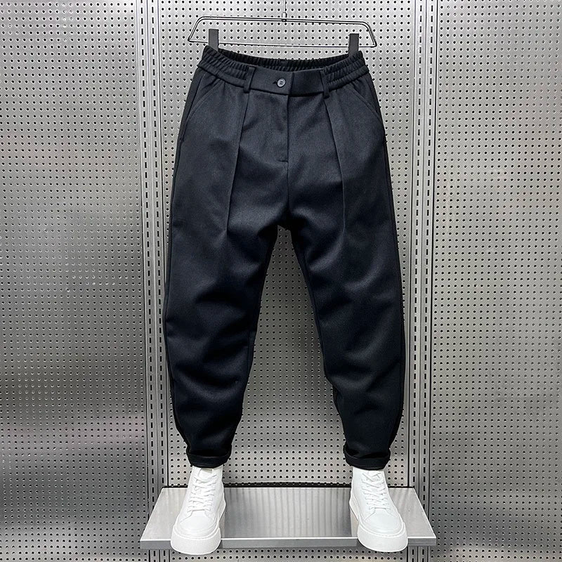 Rupert - Textured Pleated Trousers