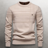 Gilbert - Tonal Stripe Crew Neck Jumper
