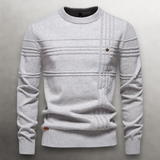 Gilbert - Tonal Stripe Crew Neck Jumper
