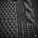 Jasper - Patterned Cable Knit Cardigan