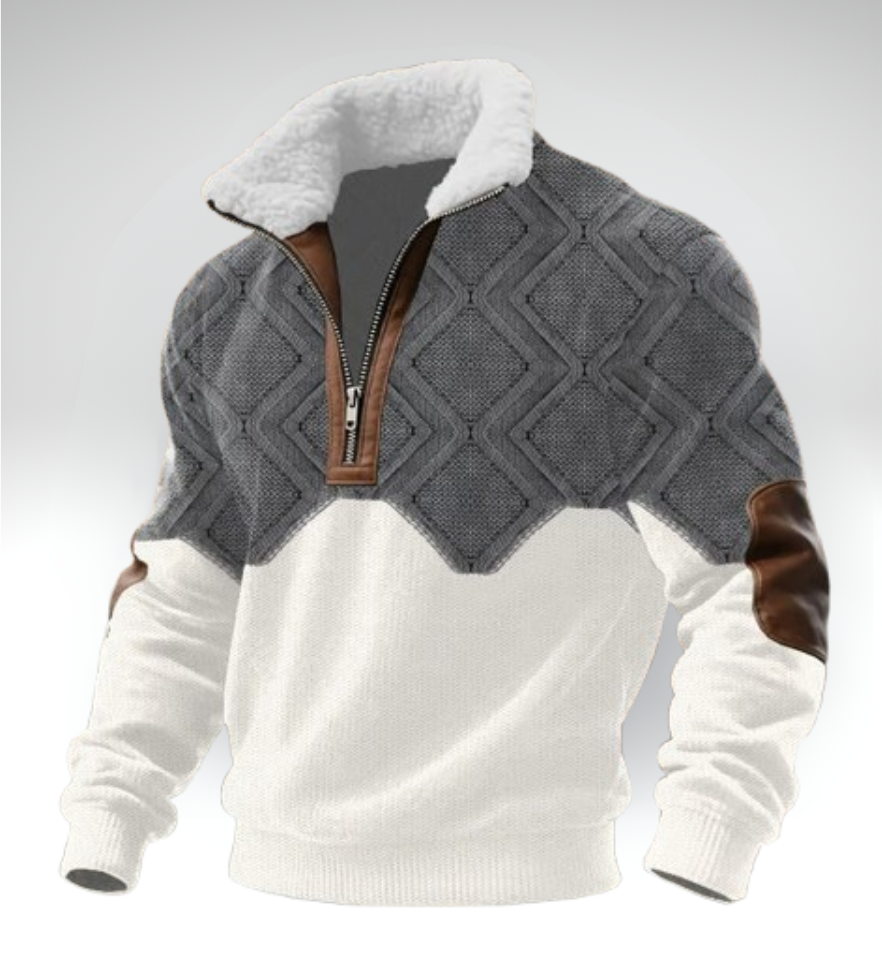 MAXIM™║Zip-Up Sweater with Lined Collar