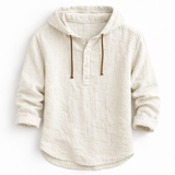 Hayes - Linen Hooded Shirt