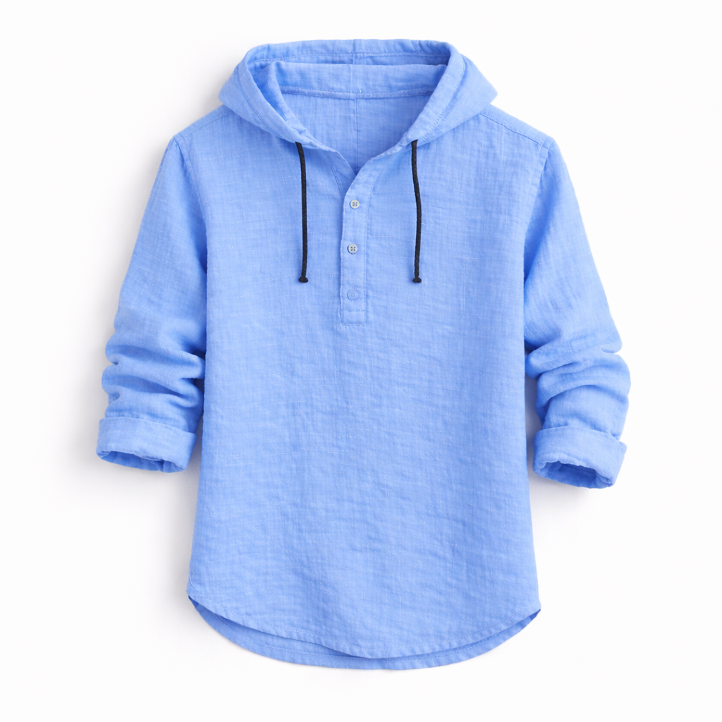 Hayes - Linen Hooded Shirt
