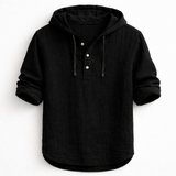 Hayes - Linen Hooded Shirt