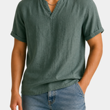 Marlow - Short Sleeve Relaxed Fit Linen Shirt