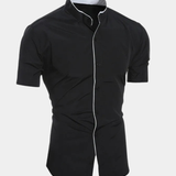 Malachi - Short Sleeve High Collar Shirt