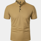 Dalton - Collarless Polo Shirt