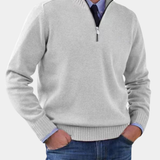 Quincy - Fine Knit Half-Zip Jumper