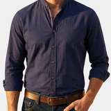 Ethan - Elegant Mandarin Collar Shirt