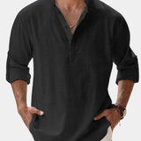 Lambert - Minimalist Mandarin Collar Shirt