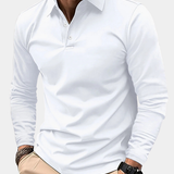 Chadwick - Knit Long Sleeve Polo Shirt
