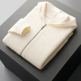 Malcolm - Zip-Through Knit Cardigan