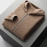 Malcolm - Zip-Through Knit Cardigan