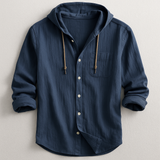 Jay - Hooded Cotton Shirt