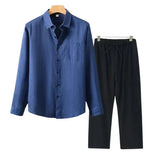 Navora Linen Long Sleeve Set