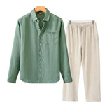 Navora Linen Long Sleeve Set