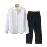 Navora Linen Long Sleeve Set