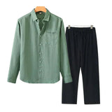 Navora Linen Long Sleeve Set