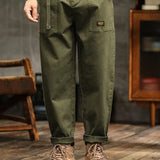 Ollie - Vintage Wash Cargo Trousers