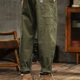 Ollie - Vintage Wash Cargo Trousers
