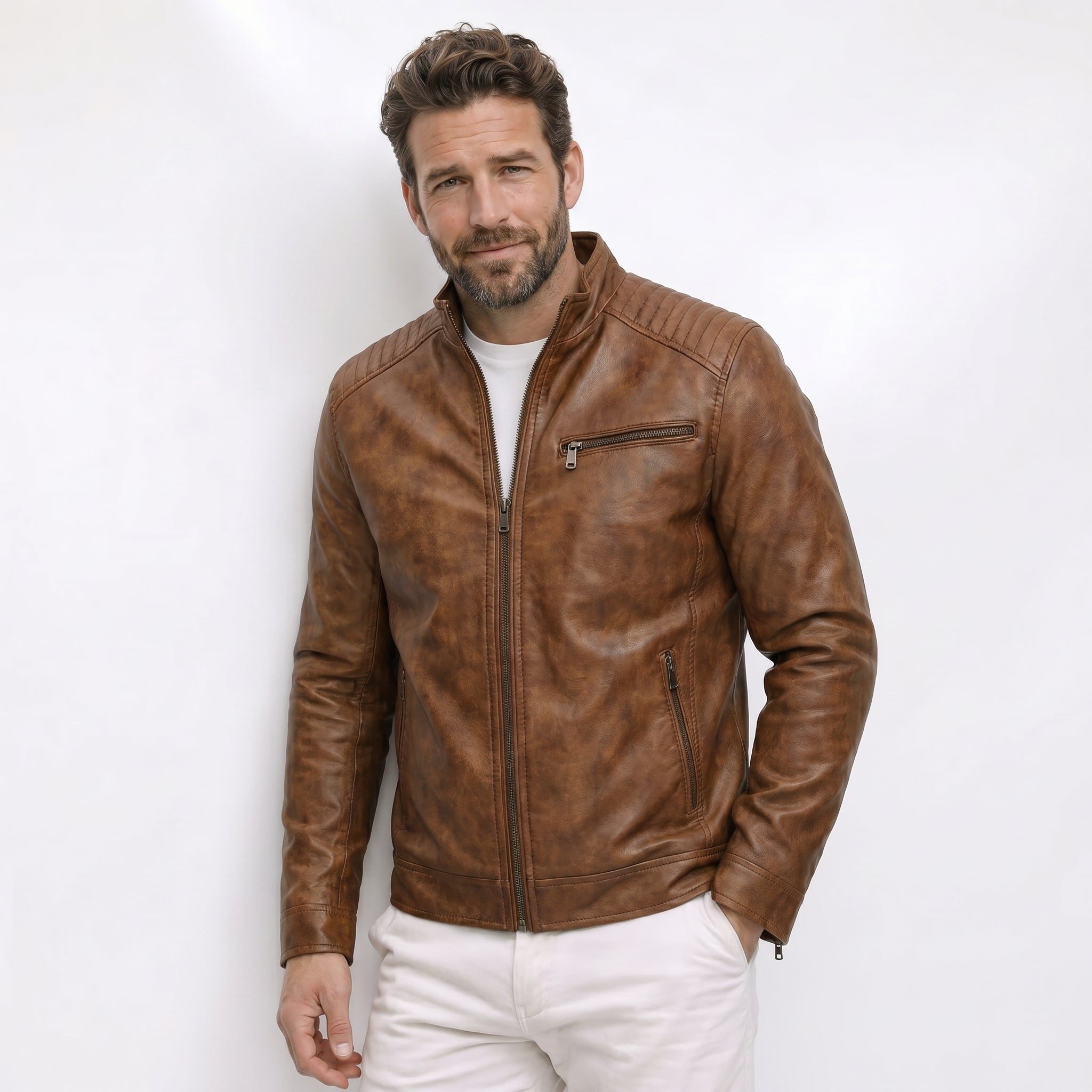 Mario™ | Faux Leather Jacket