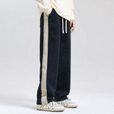 Charlie - Side Stripe Corduroy Joggers