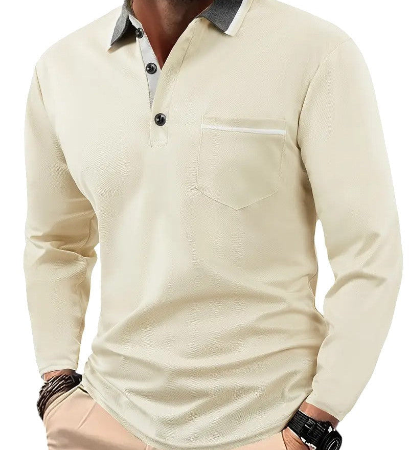 Carter - Classic Long Sleeve Polo Shirt