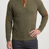Clifton - Ribbed Button Placket Jumper