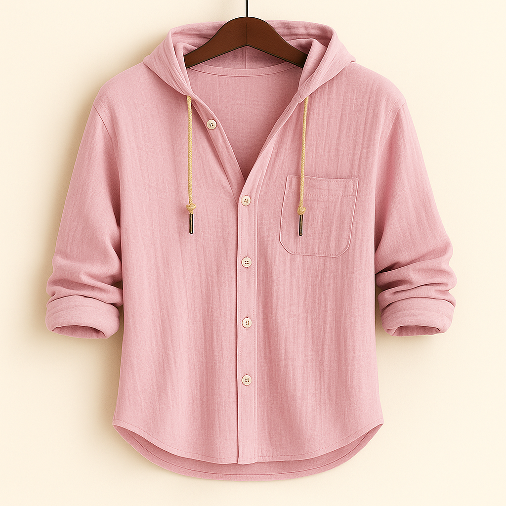 Jonah - Soft Cotton Hooded Shirt