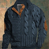 Jasper - Patterned Cable Knit Cardigan