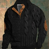 Jasper - Patterned Cable Knit Cardigan