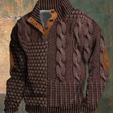 Jasper - Patterned Cable Knit Cardigan