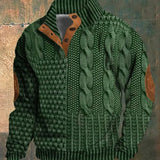Jasper - Patterned Cable Knit Cardigan